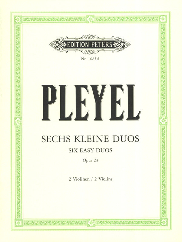 Pleyel: 6 Duets, Op. 23