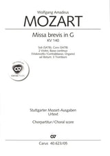 Mozart: Missa brevis in G Major, K. 140 (235d)