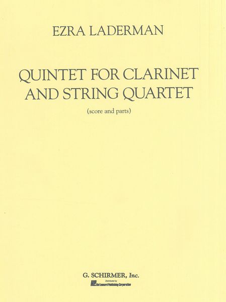 Laderman: Clarinet Quintet