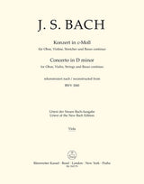 Bach: Concerto for Oboe, Violin, Strings and Basso continuo in C Minor