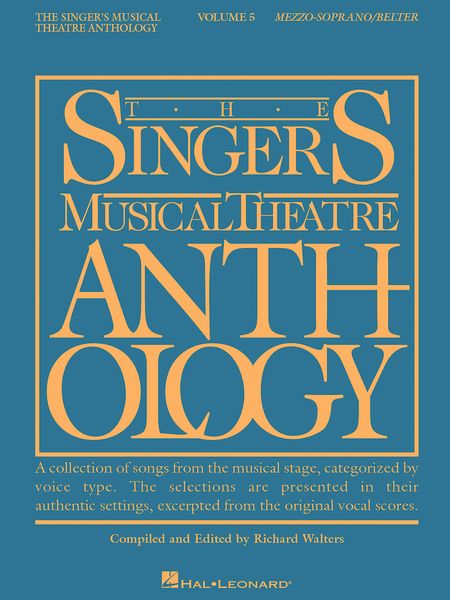 The Singer's Musical Theatre Anthology – Mezzo-Soprano/Belter - Volume 5