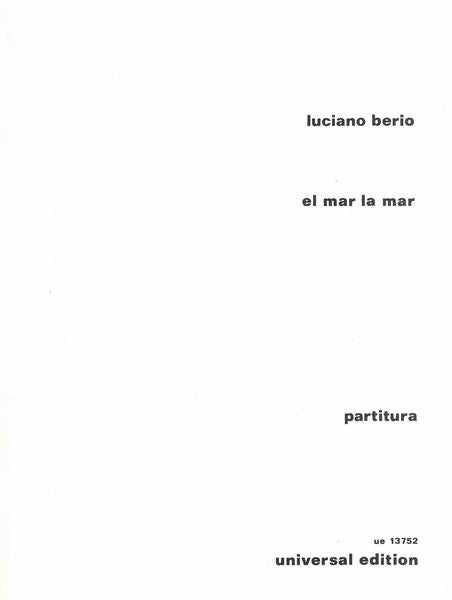 Berio: El mar la mar