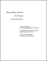 Freund: Three Songs for Mezzo-Soprano and Chamber Orchestra