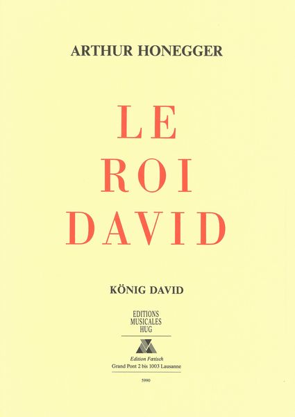 Honegger: Le Roi David