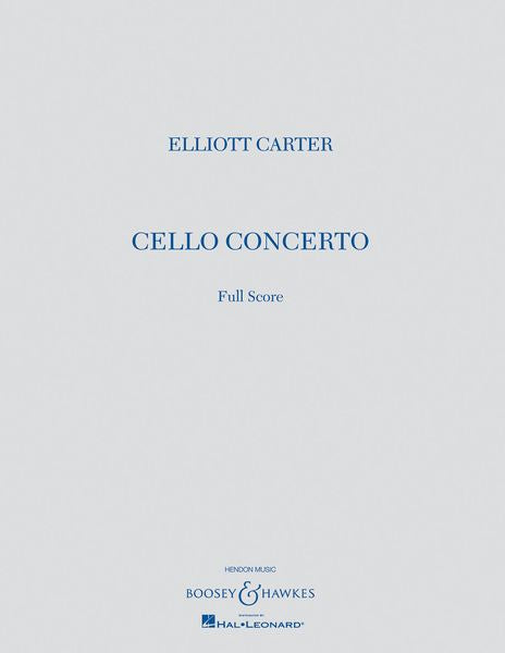 Carter: Cello Concerto