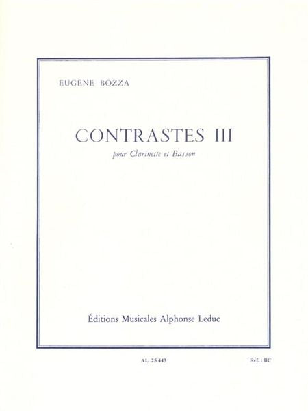 Bozza: Contrastes III