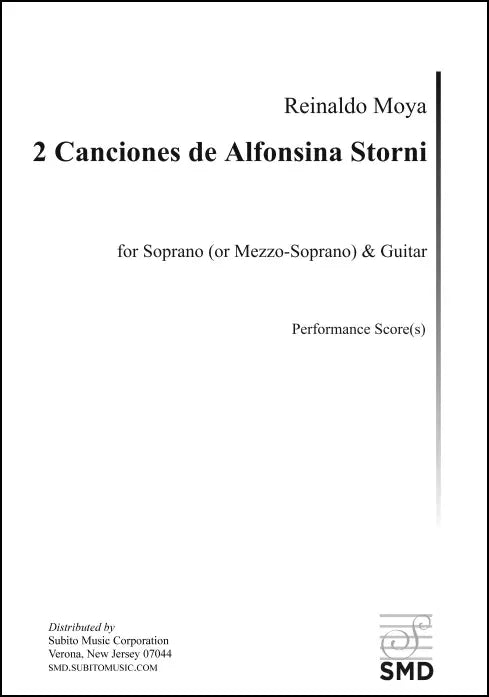 Moya: 2 Canciones de Alfonsina Storni