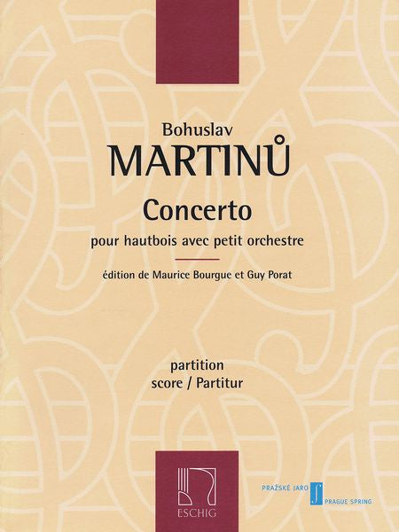 Martinů: Oboe Concerto