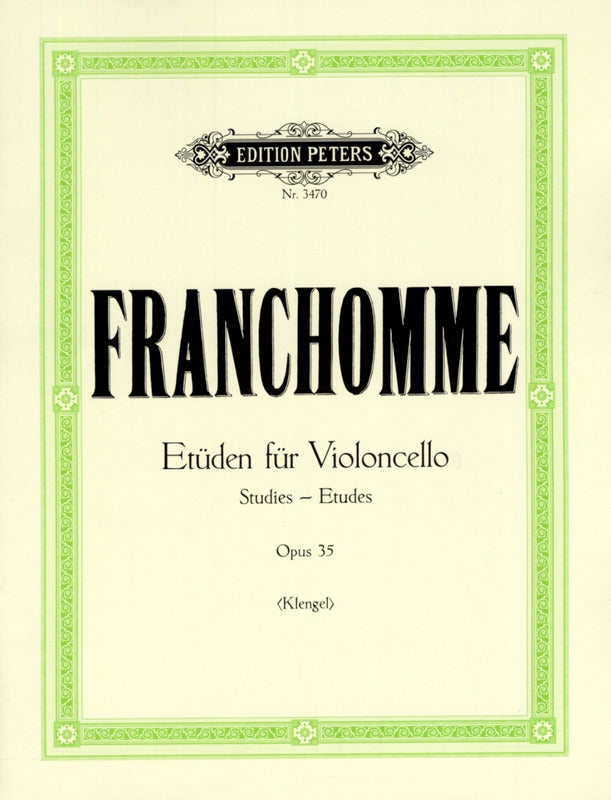 Franchomme: 12 Etudes, Op. 35