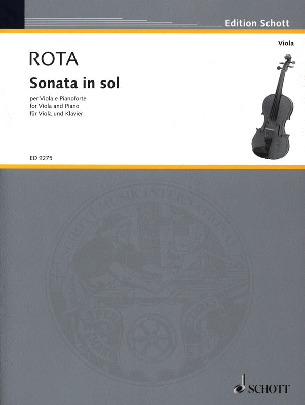 Rota: Viola Sonata in G Major