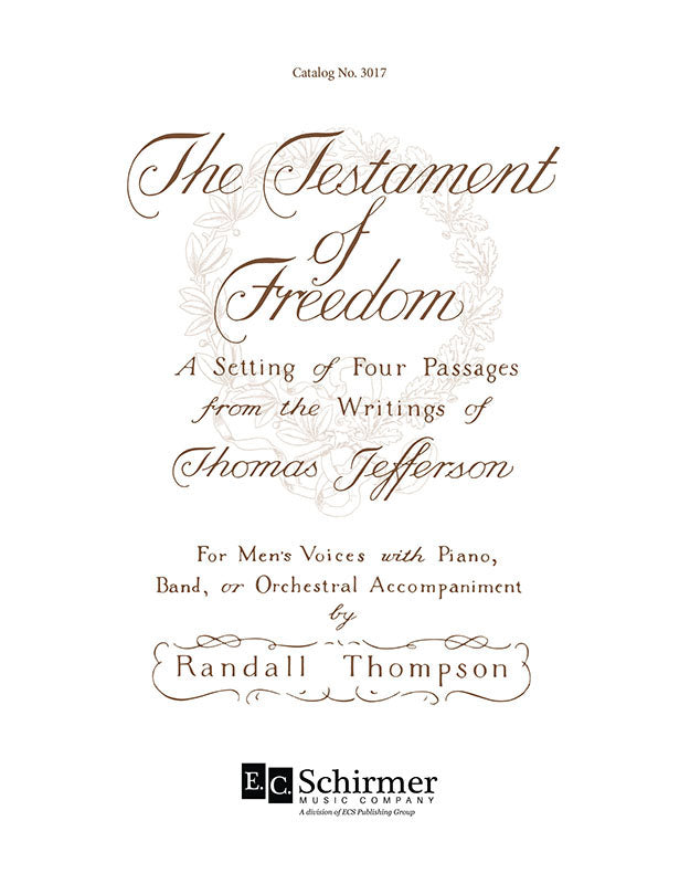 Thompson: The Testament of Freedom