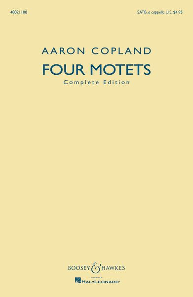 Copland: Four Motets