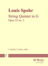 Spohr: String Quintet in G Major, Op. 33, No. 2