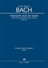 Bach: Widerstehe doch der Sünde, BWV 54