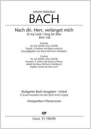 Bach: Nach dir, Herr, verlanget mich, BWV 150