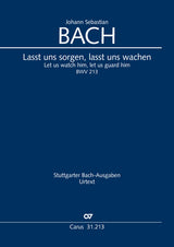 Bach: Lasst uns sorgen, lasst uns wachen, BWV 213