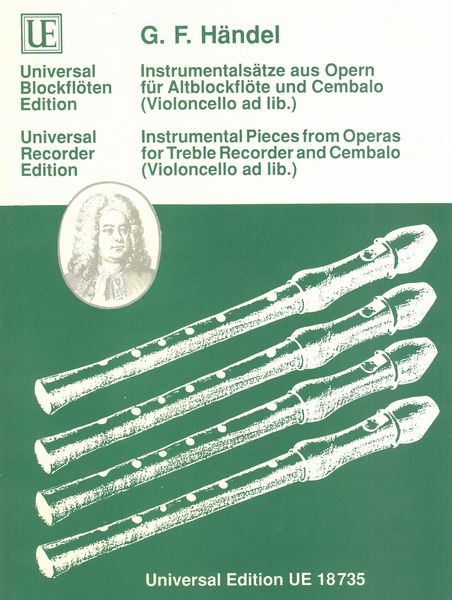 Handel: Instrumental Pieces from Operas for Treble Recorder – Ficks Music