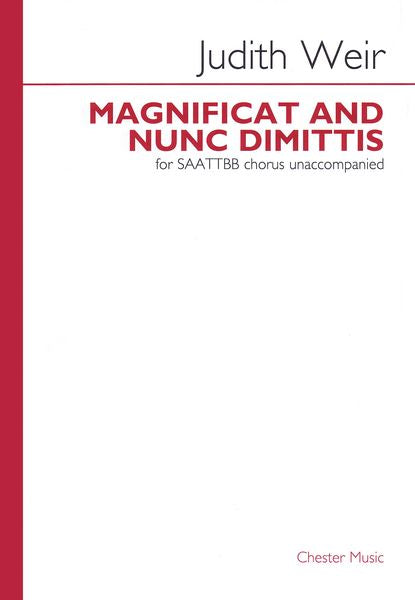 Weir: Magnificat and Nunc Dimittis