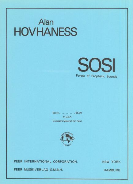 Hovhaness: Sosi