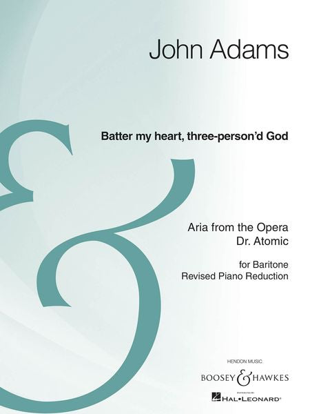 Adams: Batter My Heart, Three-Person'd God