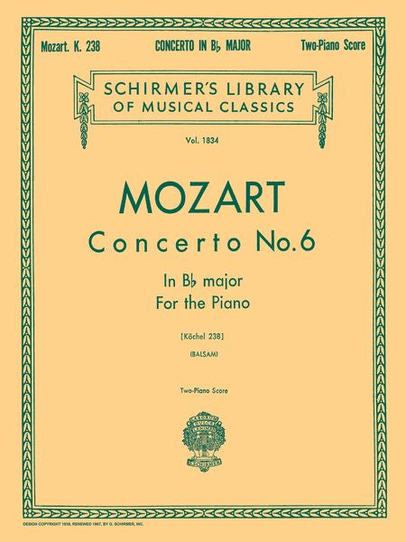 Mozart: Piano Concerto No. 6 in B-flat Major, K. 238