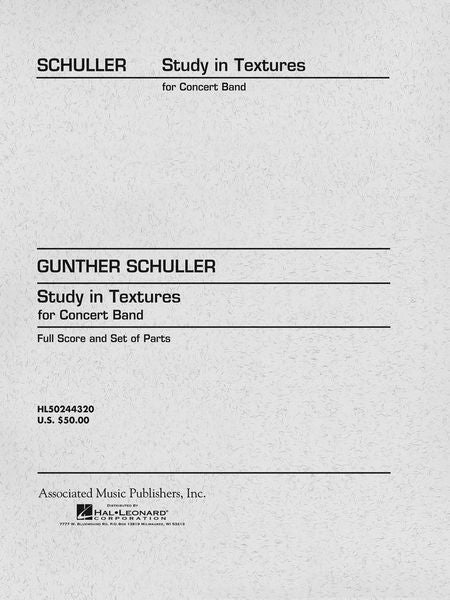 Schuller: Study in Textures