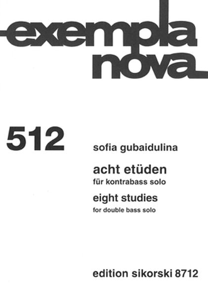 Gubaidulina: 8 Etudes for Double Bass