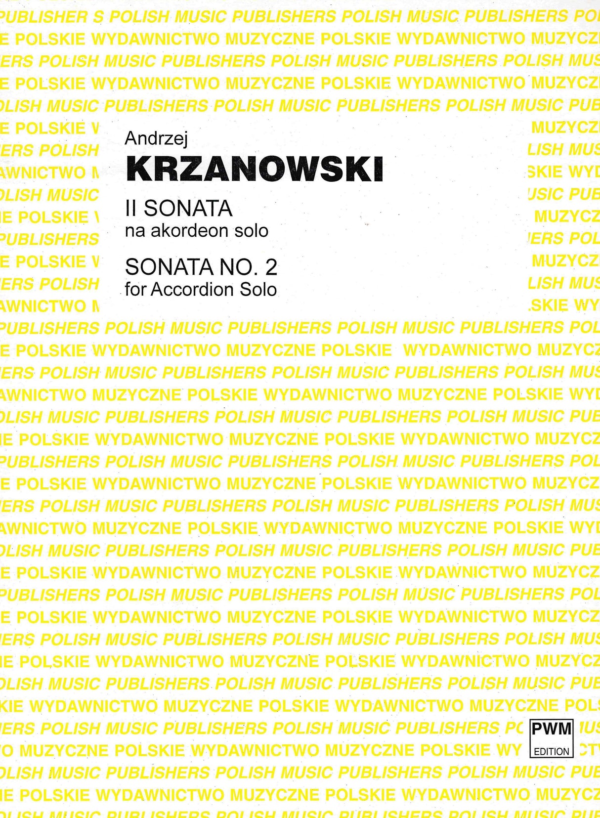 Krzanowski: Accordion Sonata No. 2