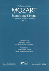 Mozart: Scande coeli limina, K. 34