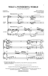 Weiss-Thiele: What a Wonderful World (arr. for SATB)