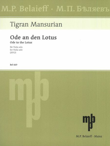 Mansurian: Ode to the Lotus