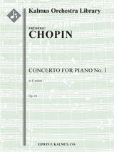 Chopin: Concerto for Piano No. 1 in E Minor, Op. 11