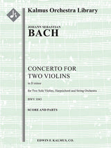 Bach: Concerto for 2 Violins in D Minor, BWV 1043