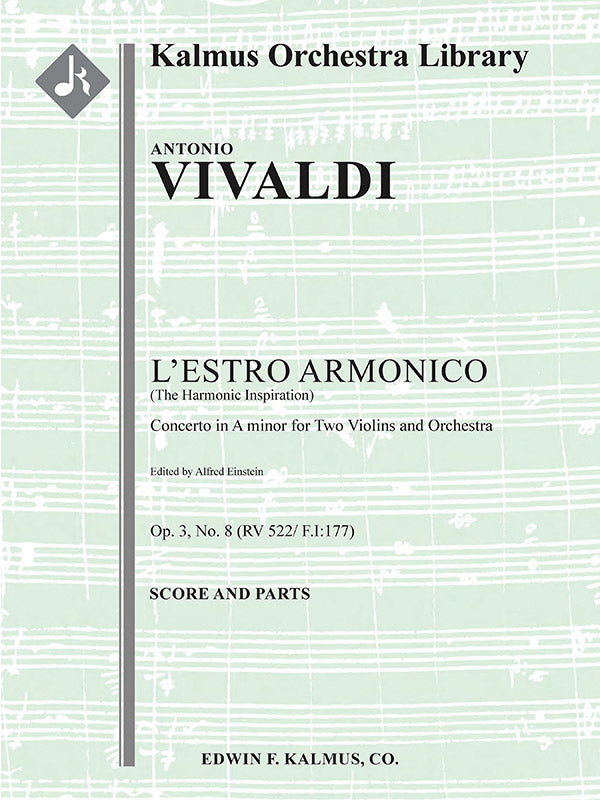 Vivaldi: L'Estro Armonico, RV 522, Op. 3, No. 8