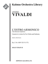 Vivaldi: L'Estro Armonico, RV 522, Op. 3, No. 8