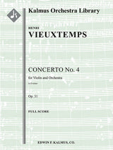 Vieuxtemps: Violin Concerto No. 4 in D Minor, Op. 31