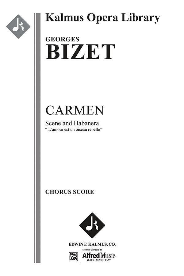 Bizet Habanera from Carmen Ficks Music