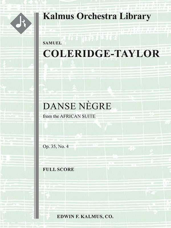 Coleridge-Taylor: Danse Negre (No. 4) from African Suite, Op. 35