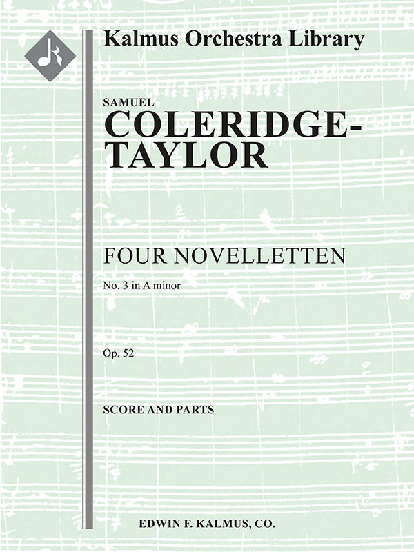 Coleridge-Taylor: Novelette No. 3 in A Minor from Four Novelletten, Op. 52