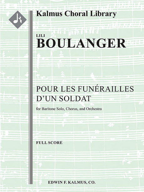 Boulanger: Pour les funérailles d'un soldat