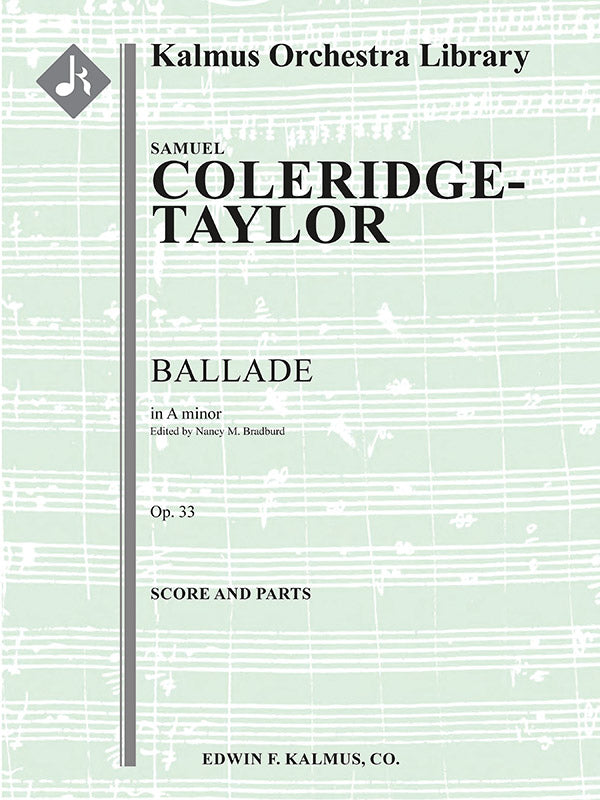 Coleridge-Taylor: Ballade in A Minor, Op. 33