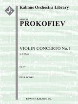 Prokofiev: Violin Concerto No. 1 in D Major, Op. 19