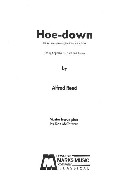 Reed: Hoe-down (arr. for Eb clarinet & piano)