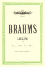 Brahms: Complete Songs (Lieder) - Volume 4