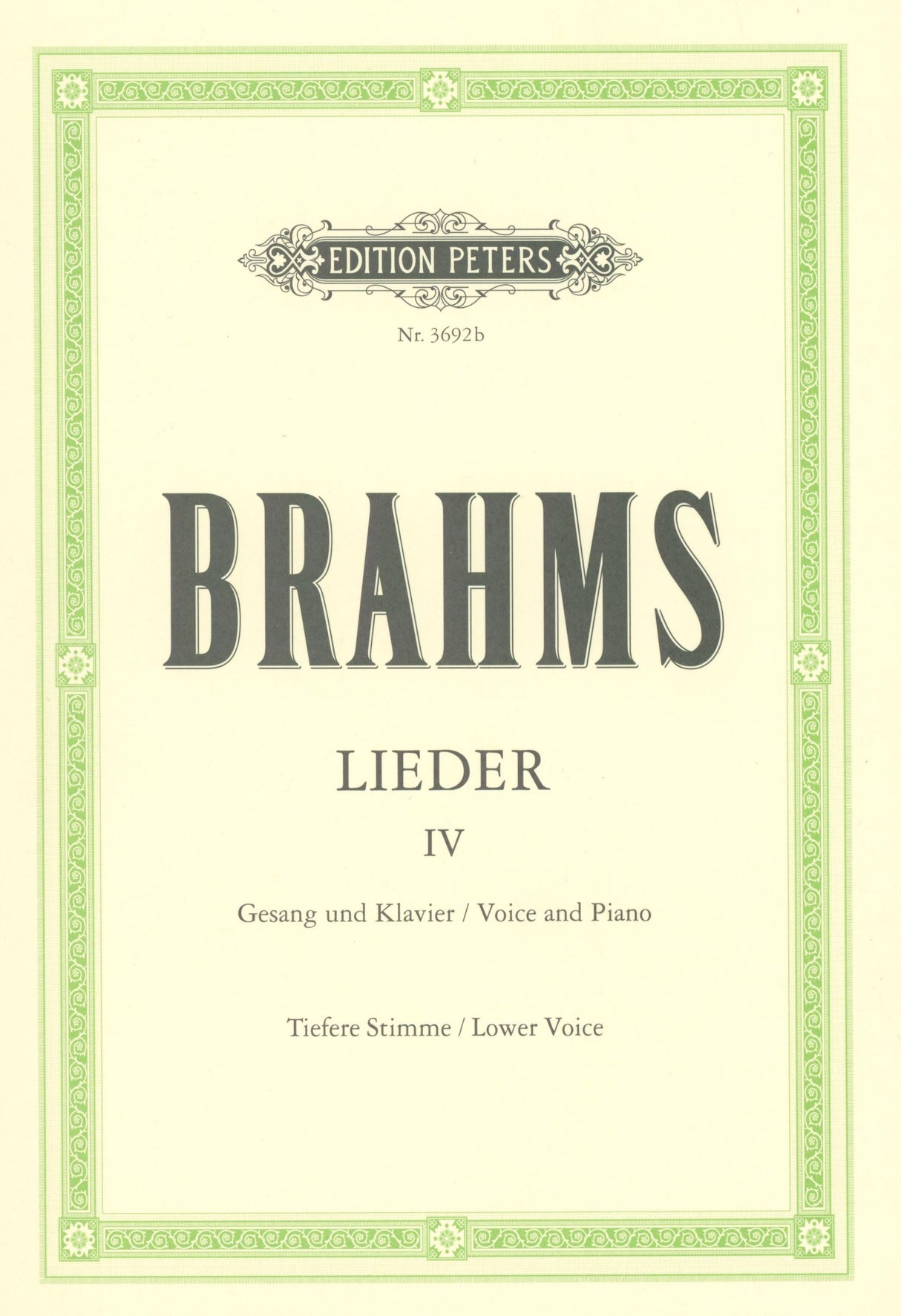 Brahms: Complete Songs (Lieder) - Volume 4