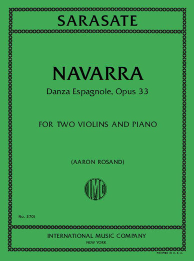 Sarasate: Navarra, Op. 33