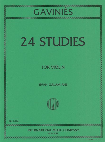 Gaviniés: 24 Studies