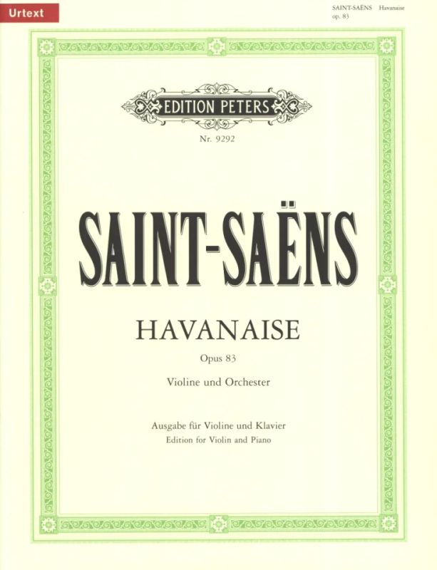 Saint-Saëns: Violin Concerto No. 3 in B Minor, Op. 61 - Ficks Music