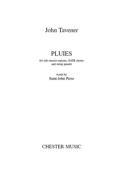 Tavener: Pluies