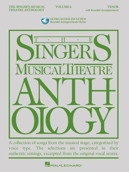 The Singer's Musical Theatre Anthology – Tenor - Volume 6